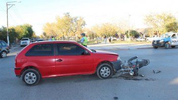 un violento accidente de transito dejo como saldo a una persona herida
