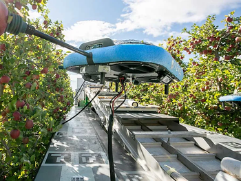 El prototipo, mostrado durante las Jornadas Fructícolas organizadas por el IRTA. El prototipo, mostrado durante las Jornadas Fructícolas organizadas por el IRTA.