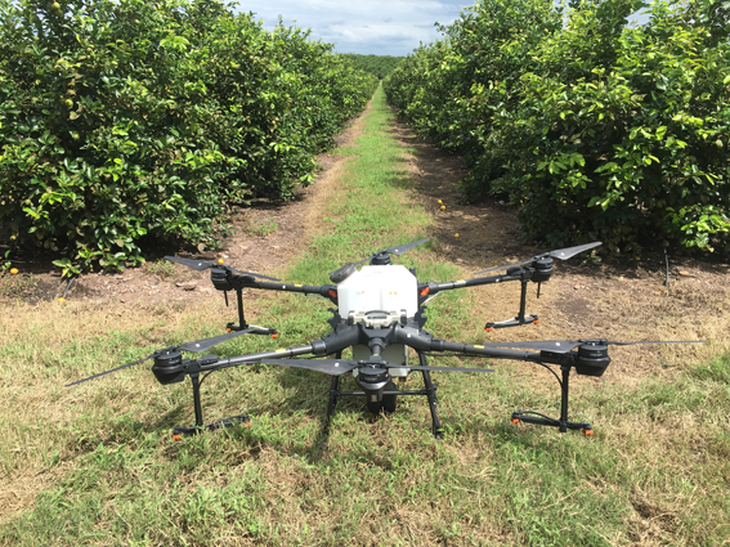 Tecnología dron en agricultura de precisión. DJI AGRICULTURE