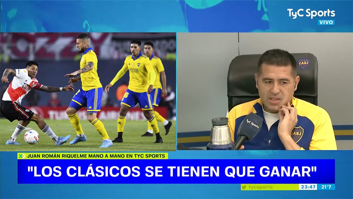 Habló Riquelme: la verdad de la camiseta amarilla en el Superclásico y más