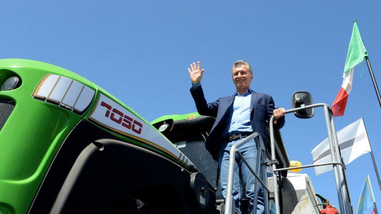 El Presidente le tiró buena onda al campo y lo respaldó fuertemente.