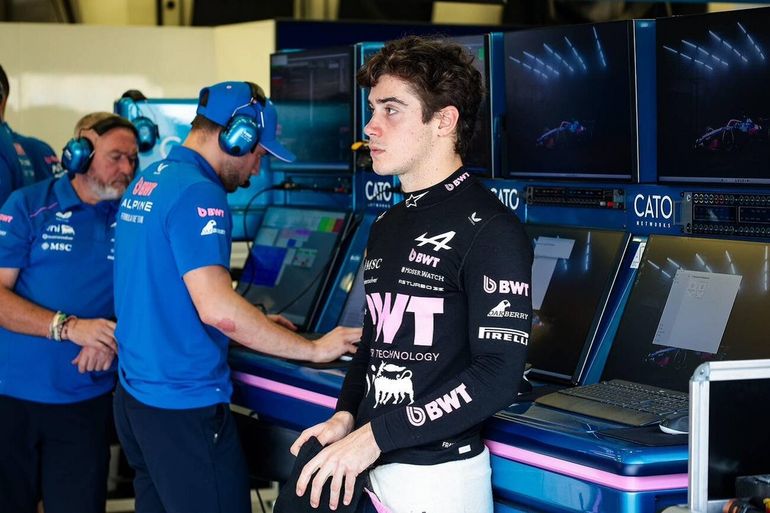 Miércoles para el olvido de Franco Colapinto en las pruebas con su Alpine