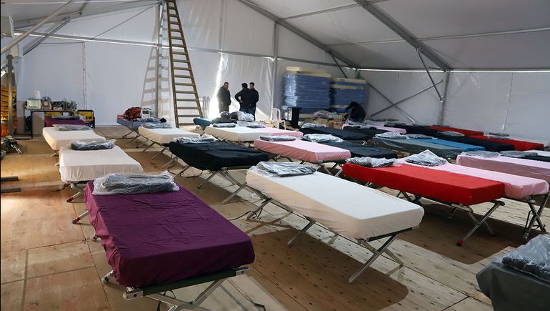 En 13 imágenes: así quedó habilitado el parador nocturno para las personas en situación de calle
