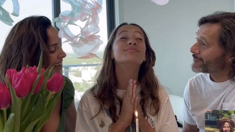 Débora Bello, Nina y Diego Torres Débora Bello, Nina y Diego Torres