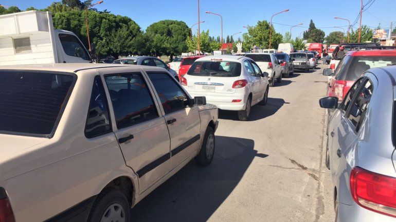 El corte en Ruta 7 generó un caos en los puentes