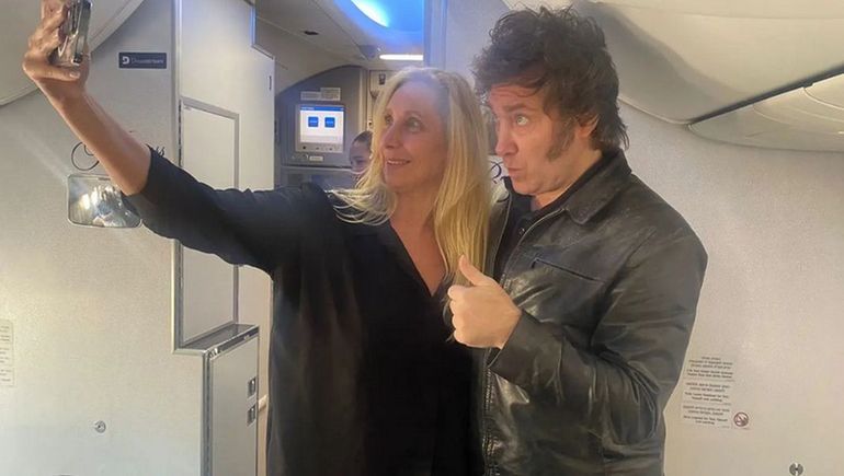 Karina y su hermano, Javier Milei. Karina y su hermano, Javier Milei.