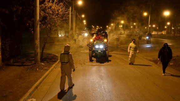 Probarán hacer de día los operativos de desinfección