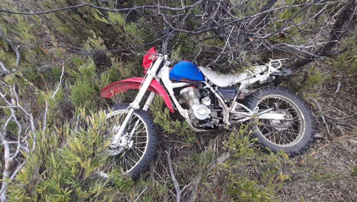 Pehuenia: encontraron la moto de los jóvenes desaparecidos
