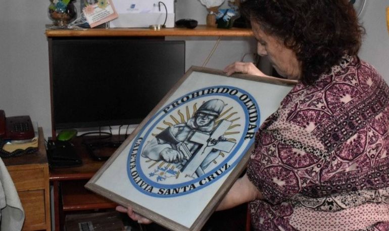 Sonia Cárcamo, la mamá del soldado de Río Gallegos caído en Malvinas. Sonia Cárcamo, la mamá del soldado de Río Gallegos caído en Malvinas.