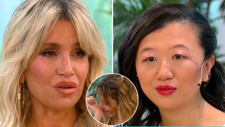 Karina Gao emocionó a Flor Peña y se quebró en vivo