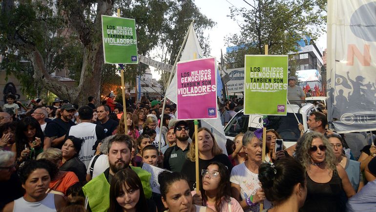 La marcha fue desde el monumento a San Martín hasta Avenida Mosconi. La marcha fue desde el monumento a San Martín hasta Avenida Mosconi. 