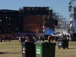 La limpieza en la Fiesta de la Confluencia es una de las clave de la organización La limpieza en la Fiesta de la Confluencia es una de las clave de la organización