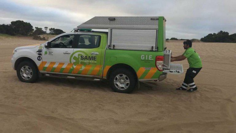Villa Gesell: murió al volcar con su cuatriciclo en los médanos