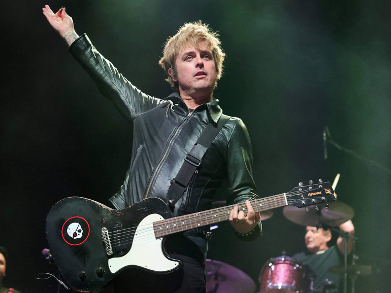 Billie Joe Armstrong, líder de la banda de Green Day. Billie Joe Armstrong, líder de la banda de Green Day.