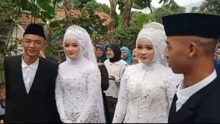 Instagram: gemelos se casan con gemelas y deciden vivir juntos