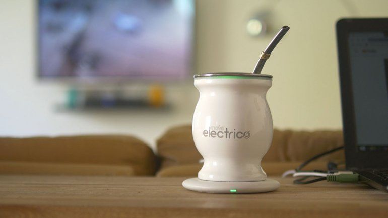 Mate eléctrico argento para que no se te lave la yerba