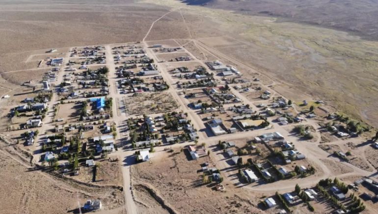 La localidad de Gastre, en la meseta chubutense. La localidad de Gastre, en la meseta chubutense.