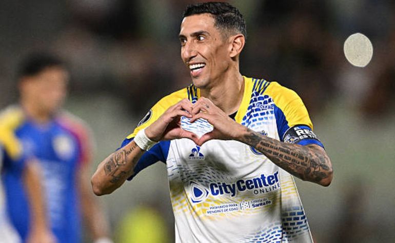 Ángel Di María busca la primera Copa Libertadores para Rosario Central.