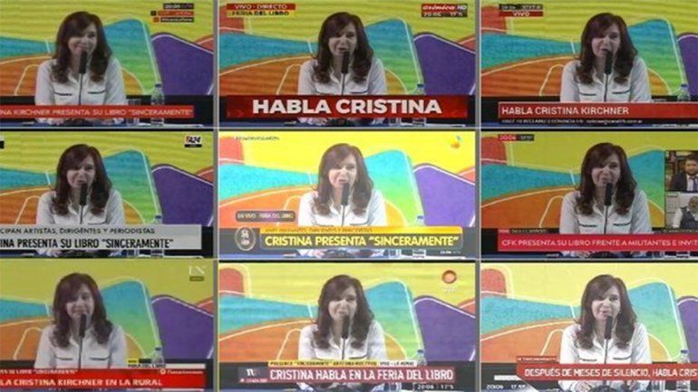 ¿Volvió la cadena nacional?: Cristina copó la tevé y tuvo picos de rating