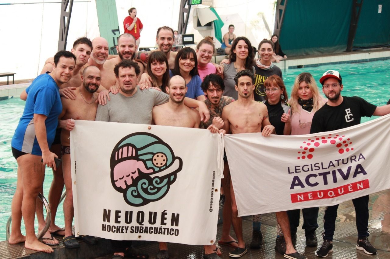 El Nacional de hockey subacuático se juega en Neuquén