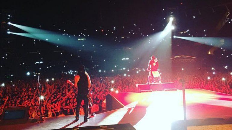 Con los Guns N Roses, explotó River y las redes sociales