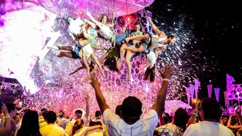 Un show de altura y bien navideño