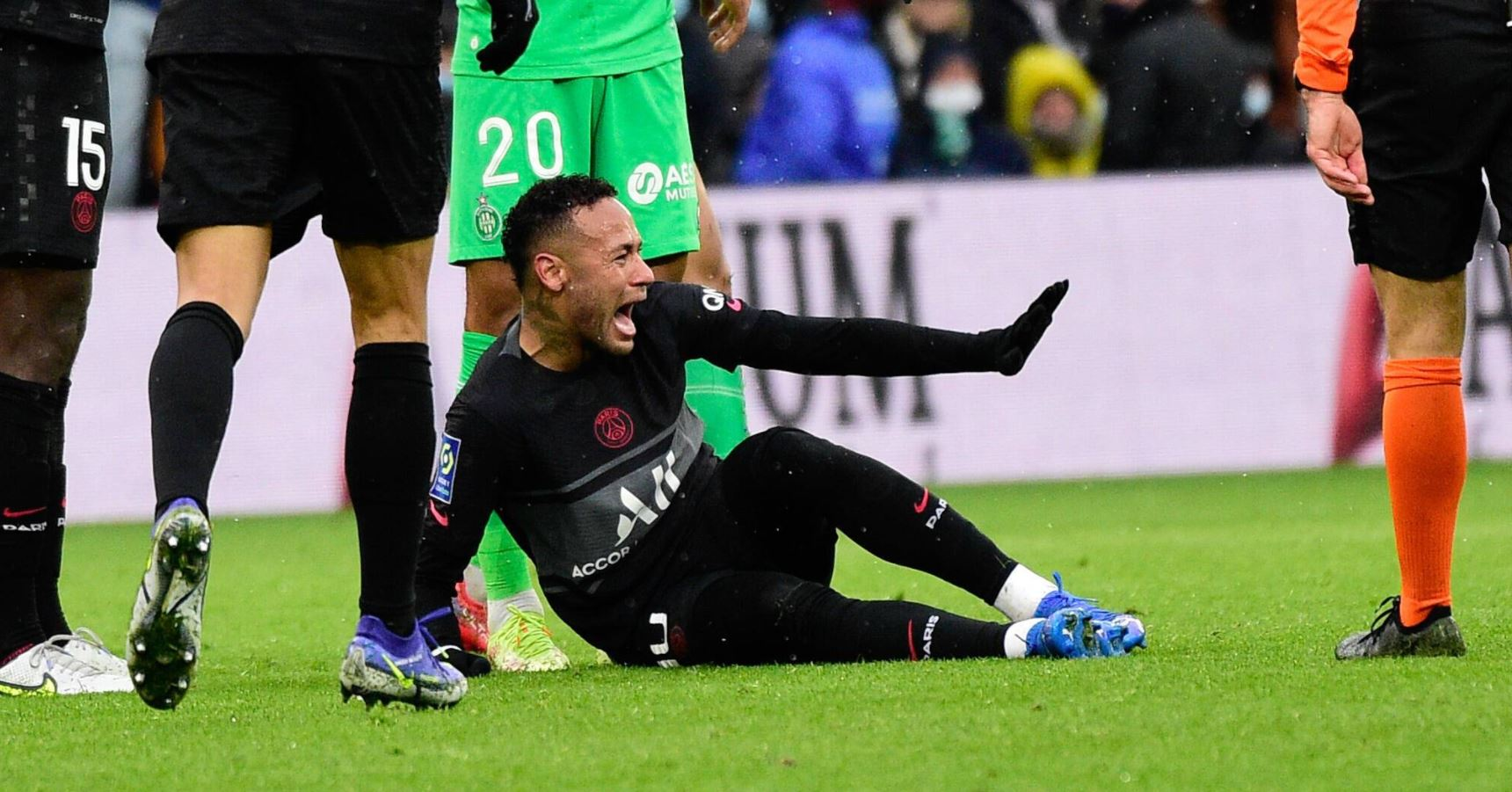 El grito de dolor de Neymar