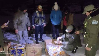 Gendarmería logró desbaratar el contrabando de medicamentos en Pino Hachado / Foto Gentileza Gendarmería logró desbaratar el contrabando de medicamentos en Pino Hachado / Foto Gentileza