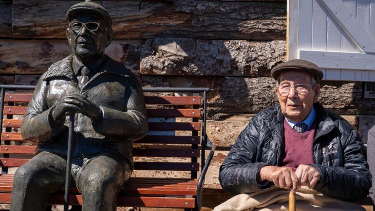 El patriarca de Chapelco ya tiene su propia estatua