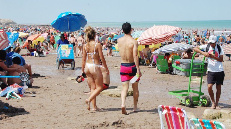 Ayer hubo un día agradable para la playa