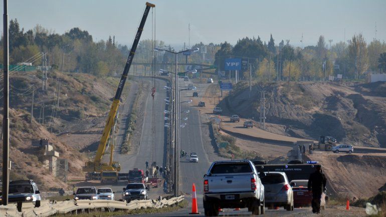 Hoy continuarán los trabajos en la Ruta 7