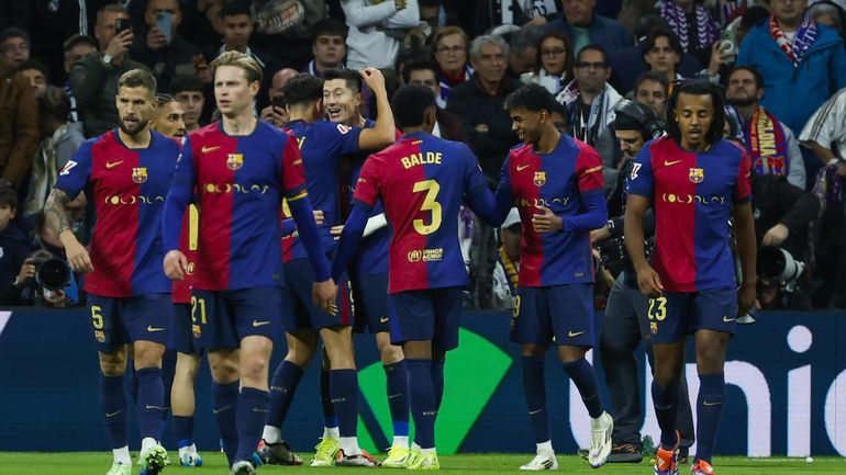 Barcelona brilló en el Santiago Bernabéu. 