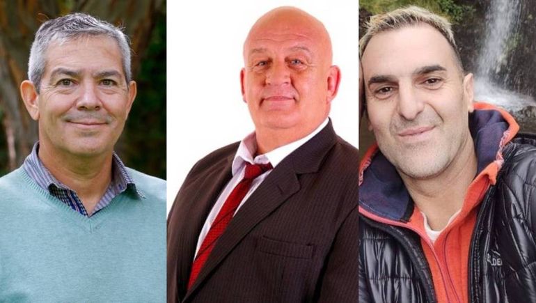 Nelson Alegría, Germán Chapino y