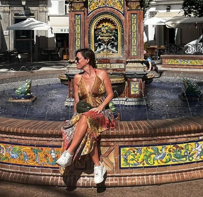 La periodista se tomó un descanso de sus programas de El Trece, Tn y radio Mitre.