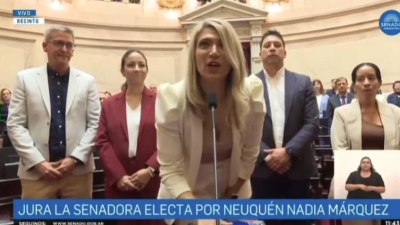 Cómo fue el momento de jura de los tres senadores neuquinos en el Congreso de la Nación | LM Neuquen Cómo fue el momento de jura de los tres senadores neuquinos en el Congreso de la Nación