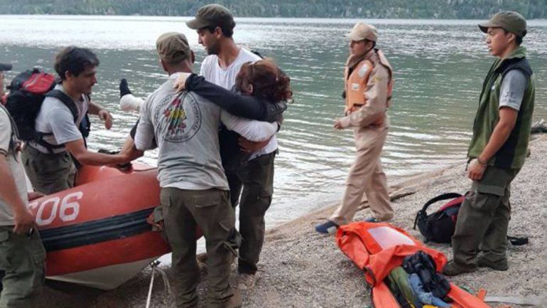 Una turista se accidentó el domingo camino al refugio Frey.