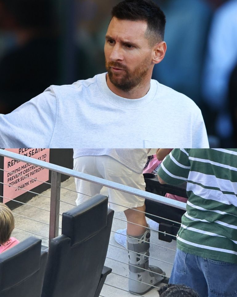 Así está hoy Lionel Messi, tras lesionarse en la final Así está hoy Lionel Messi, tras lesionarse en la final