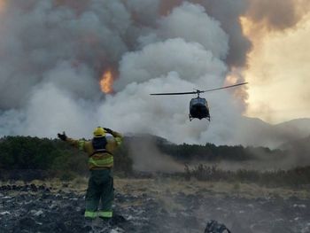 patagonia se arma contra incendios en situacion de sequias, una alternativa a la motosierra