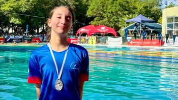 Melina García, una promesa de la natación. Melina García, una promesa de la natación.