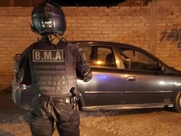 El vehículo recuperado por la Policía de Cipolletti, luego que fuera robado en el barrio Flamingo.&nbsp;