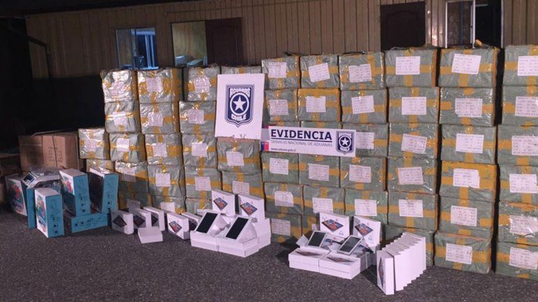Intentó cruzar el Paso Samoré con 2000 tablets ocultas entre materiales de construcción