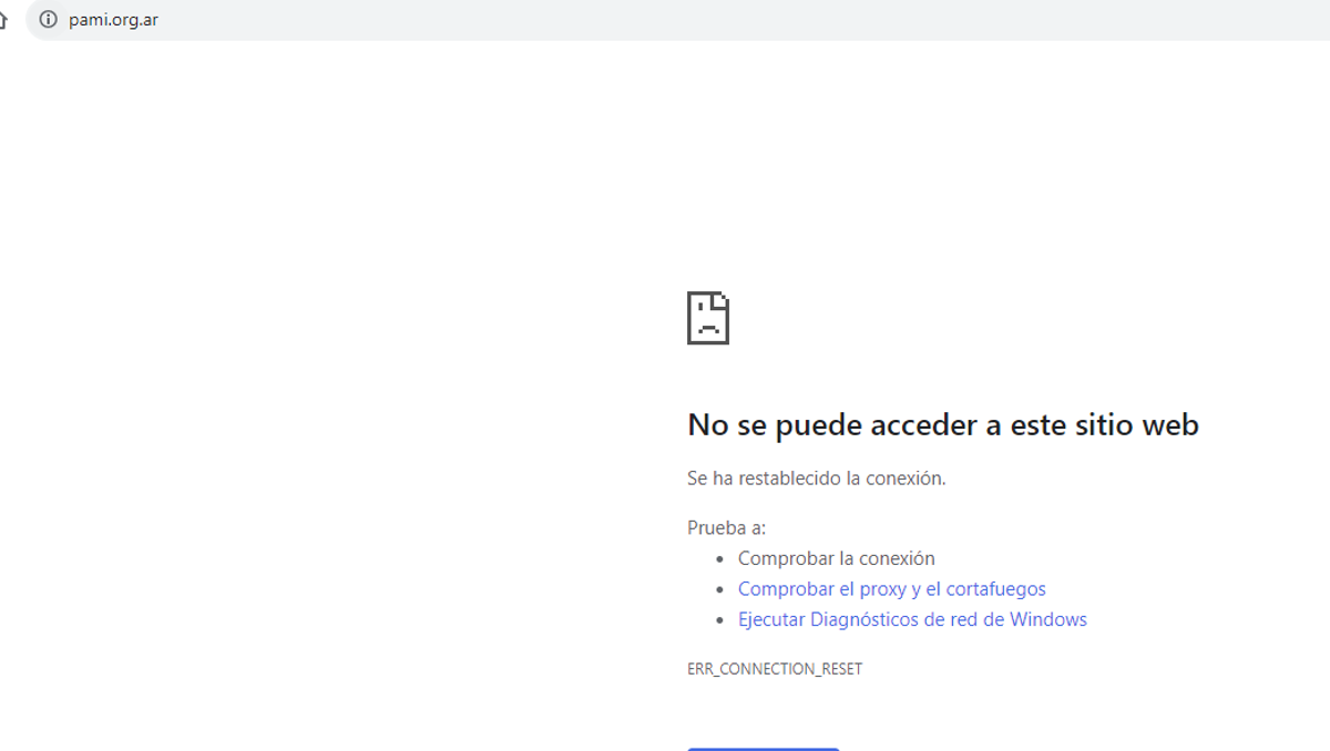 Por un hackeo