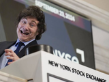 Javier Milei estuvo en Wall Street / Foto Seth Wenig - AP