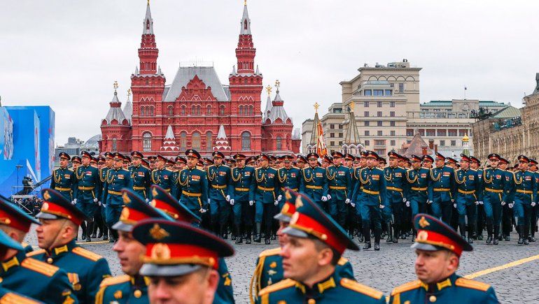 En el Día de la Victoria, Putin desplegó su fuerza militar