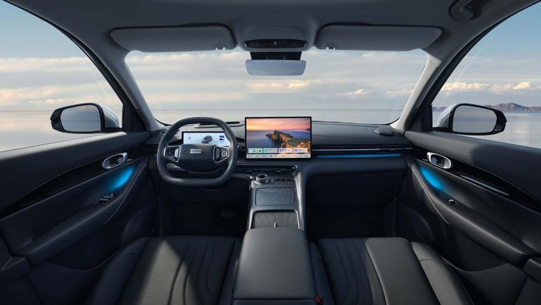 La pantalla pantalla táctil HD de 15,4 pulgadas es el centro de operaciones del Geely EX5, el nuevo SUV que llega a la Argentina. La pantalla pantalla táctil HD de 15,4 pulgadas es el centro de operaciones del Geely EX5, el nuevo SUV que llega a la Argentina.