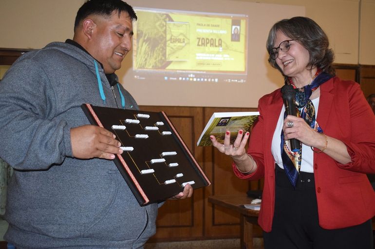 Carlos Hernán Gramajo representó a la familia de su bisabuelo Froilán Gramajo: