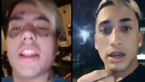 Duki fue a buscar a un youtuber para pegarle y filmó todo