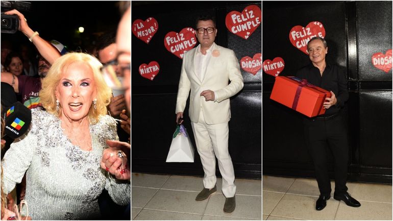 Los invitados del cumpleaños de Mirtha Legrand