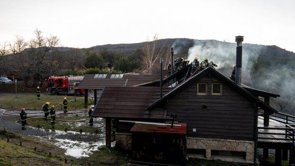 Susto por un incendio en un barrio privado de San Martín de los Andes