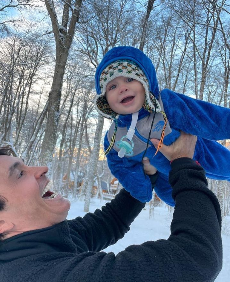 Sebastián Estevanez le dedicó un tierno posteo a su hijo Faustino por sus 8 meses.